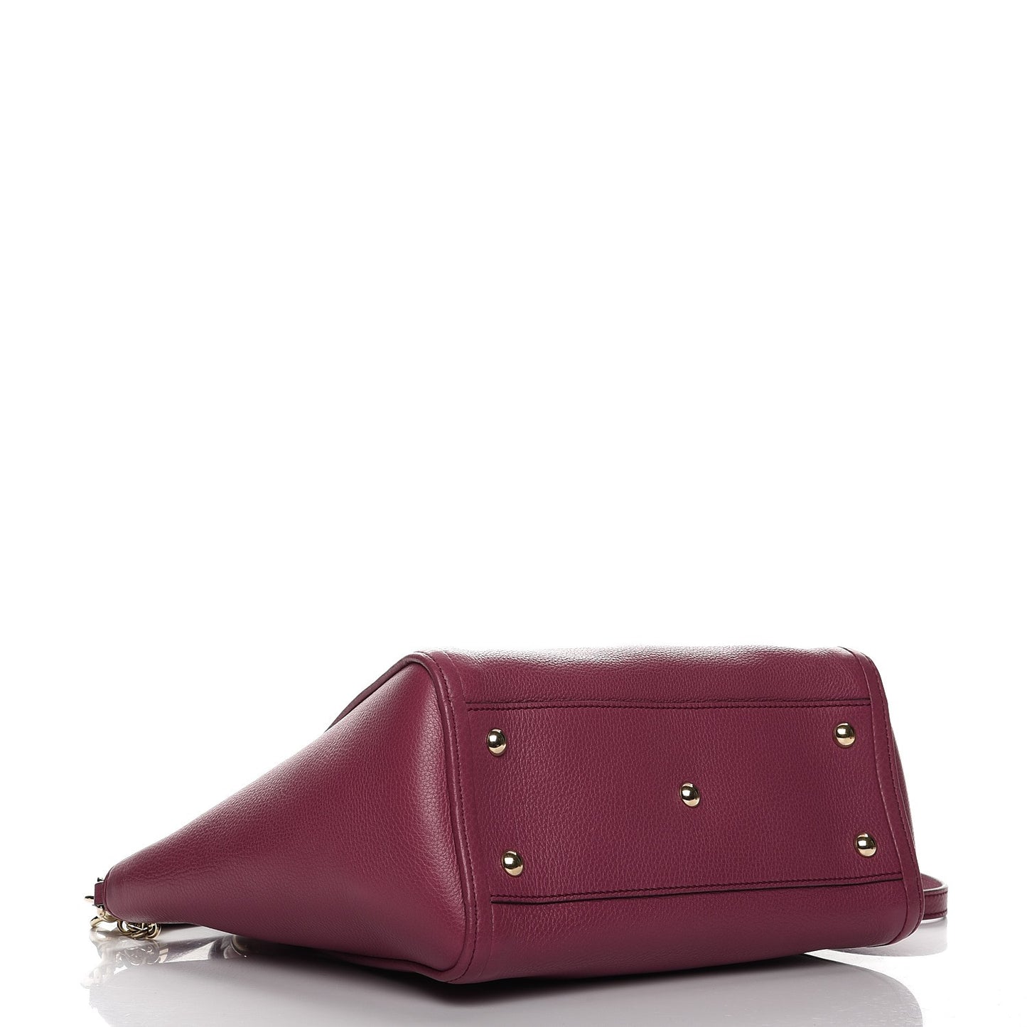 Pebbled Calfskin Small Soho Top Handle Bag Peonia Flower