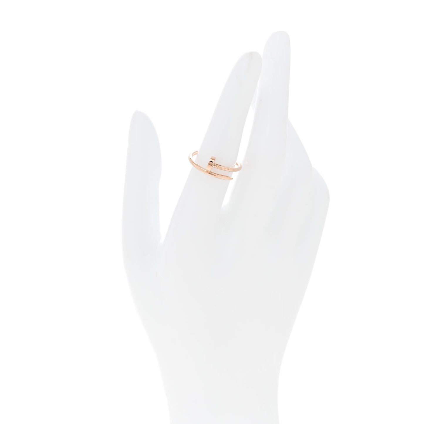 18K Pink Gold Small Juste Un Clou Ring 53 6.5