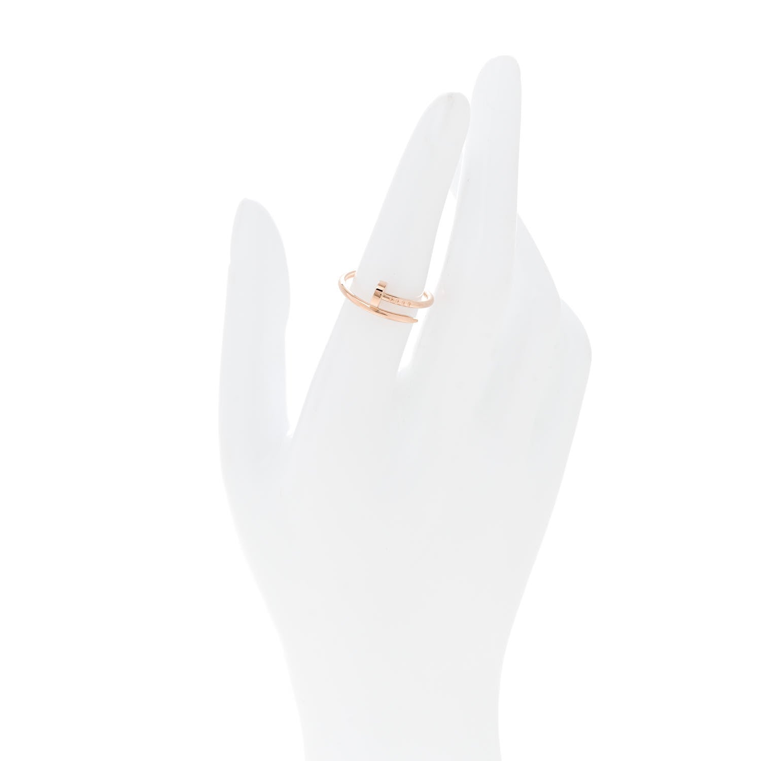Cartier 18K Pink Gold Small Juste Un Clou Ring 53 6.5 2 of 5
