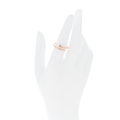 Cartier 18K Pink Gold Small Juste Un Clou Ring 53 6.5 2 of 5