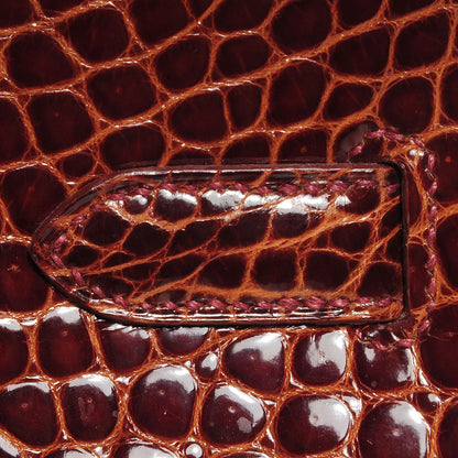 Hermes Shiny Porosus Crocodile Birkin 35 Miel 6 of 29