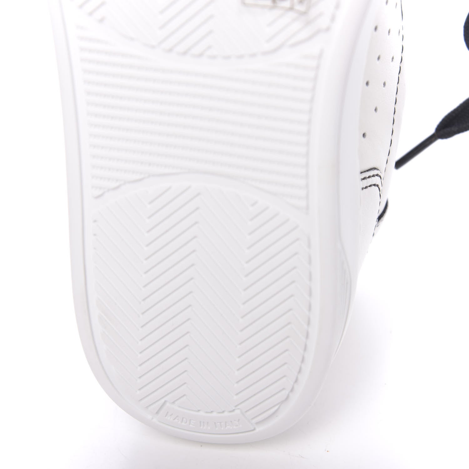 Chanel Calfskin Womens Logo Sneakers 37 White Black 8 of 10