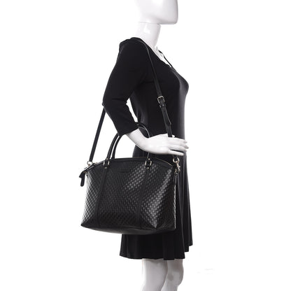 Gucci Soft Microguccissima Dome Satchel Black 2 of 10