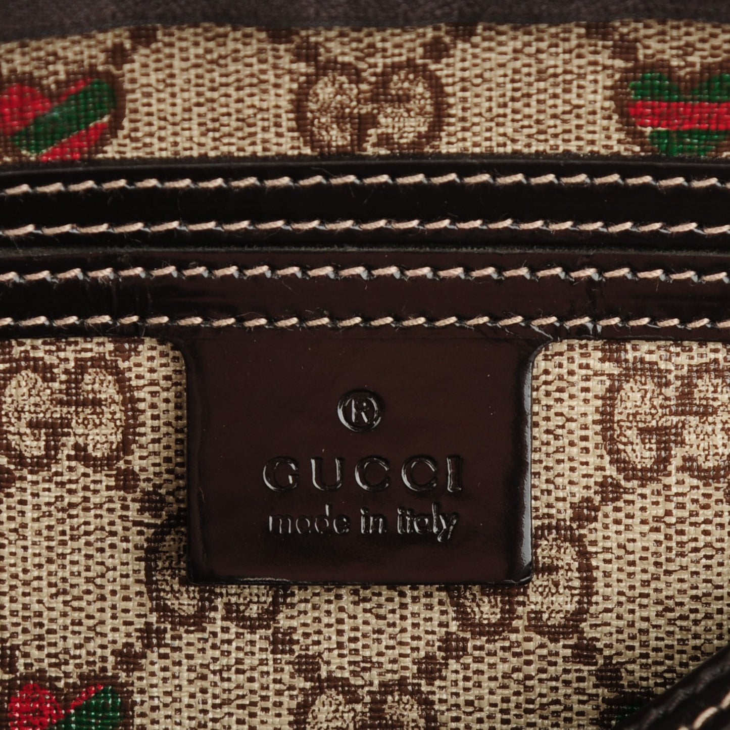 GG Plus Monogram Hearts Medium Joy Boston Dark Brown