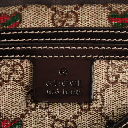 Gucci GG Plus Monogram Hearts Medium Joy Boston Dark Brown 6 of 7