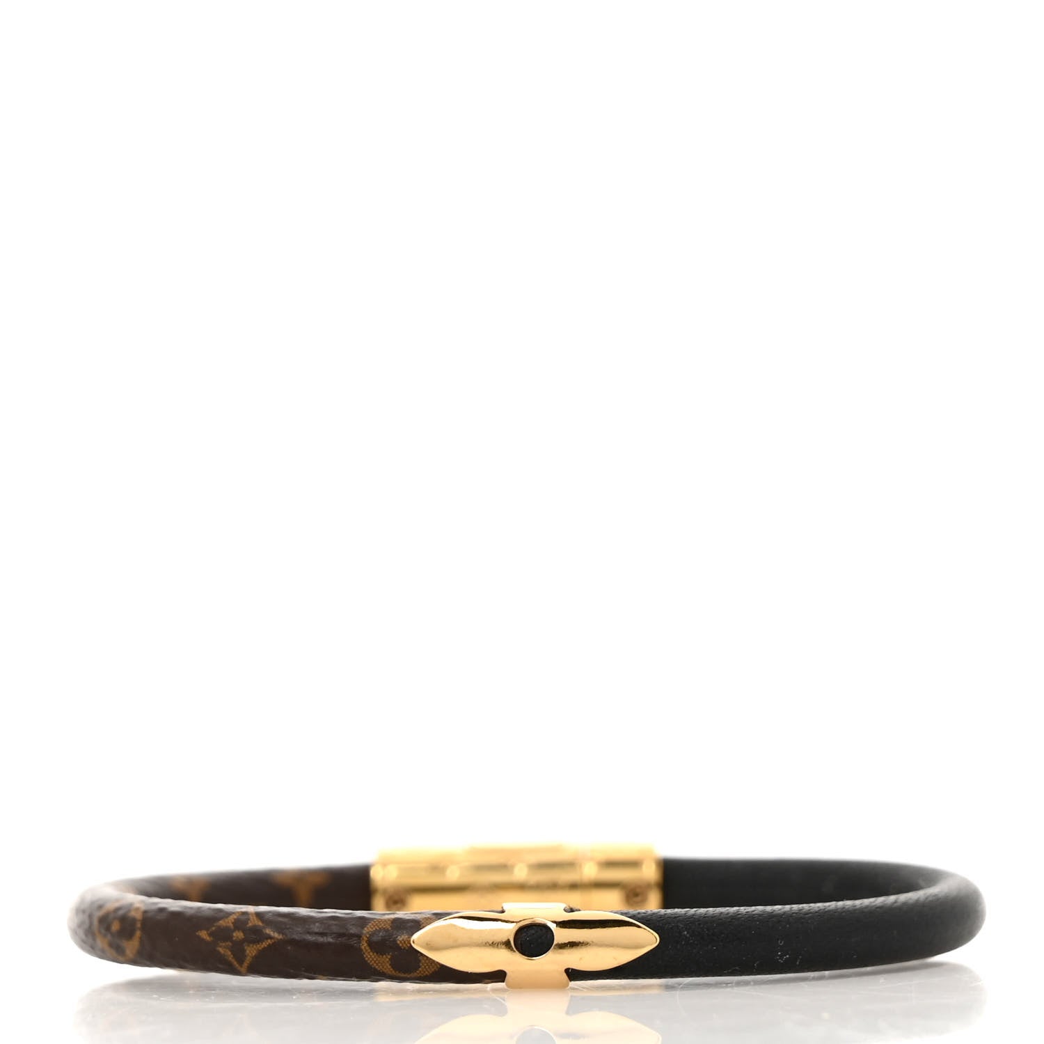 Louis Vuitton Monogram Daily Confidential Bracelet Black 3 of 4