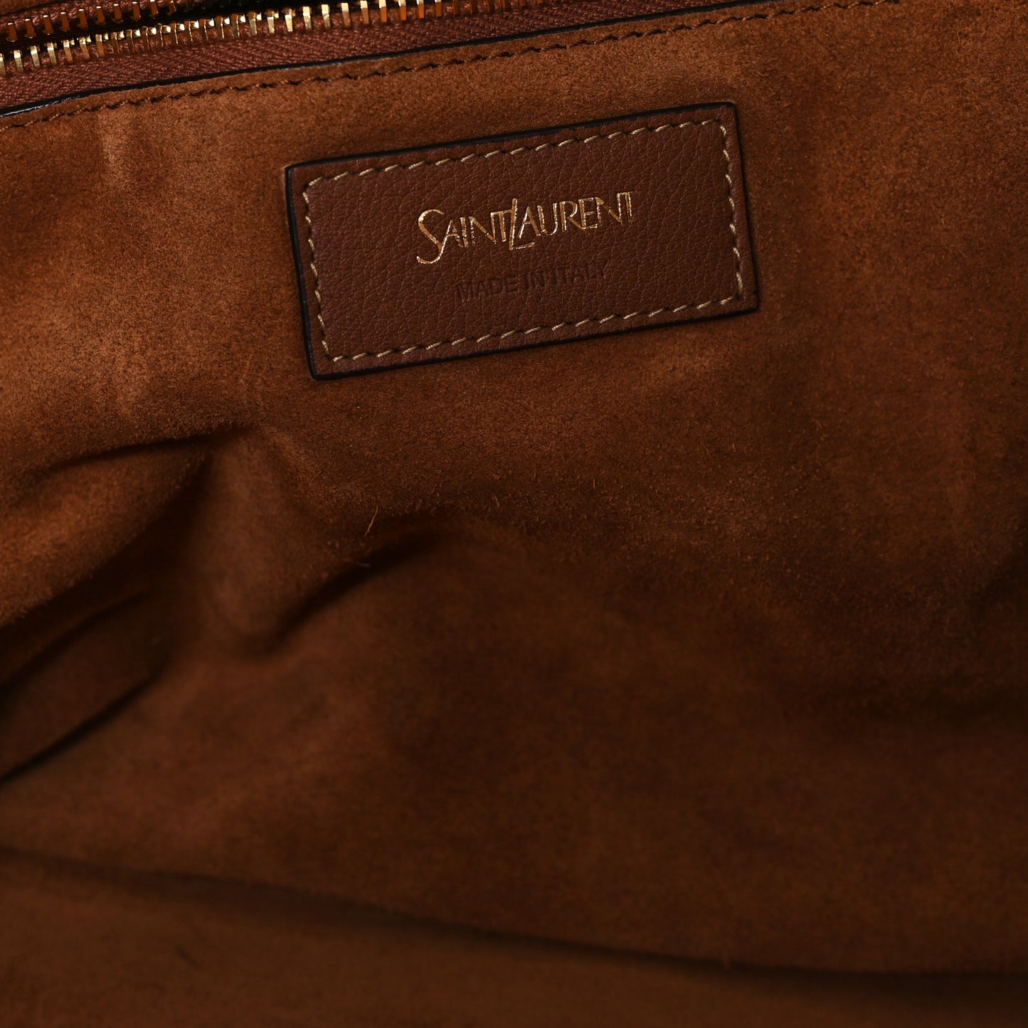 Calfskin Y Tote Brick