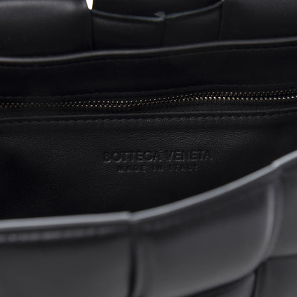 Bottega Veneta Lambskin Maxi Intreccio Padded Chain Cassette Crossbody Bag Black 6 of 9