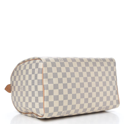 Louis Vuitton Damier Azur Speedy 30 4 of 10