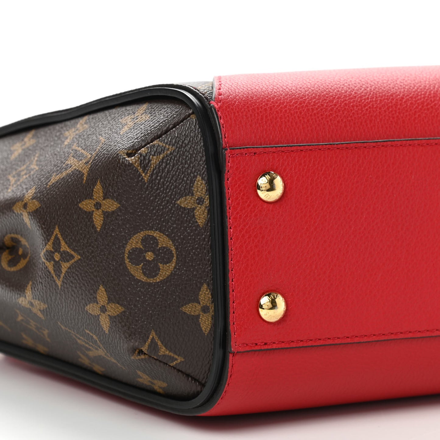 Calfskin Monogram Kimono Tote PM Cherry