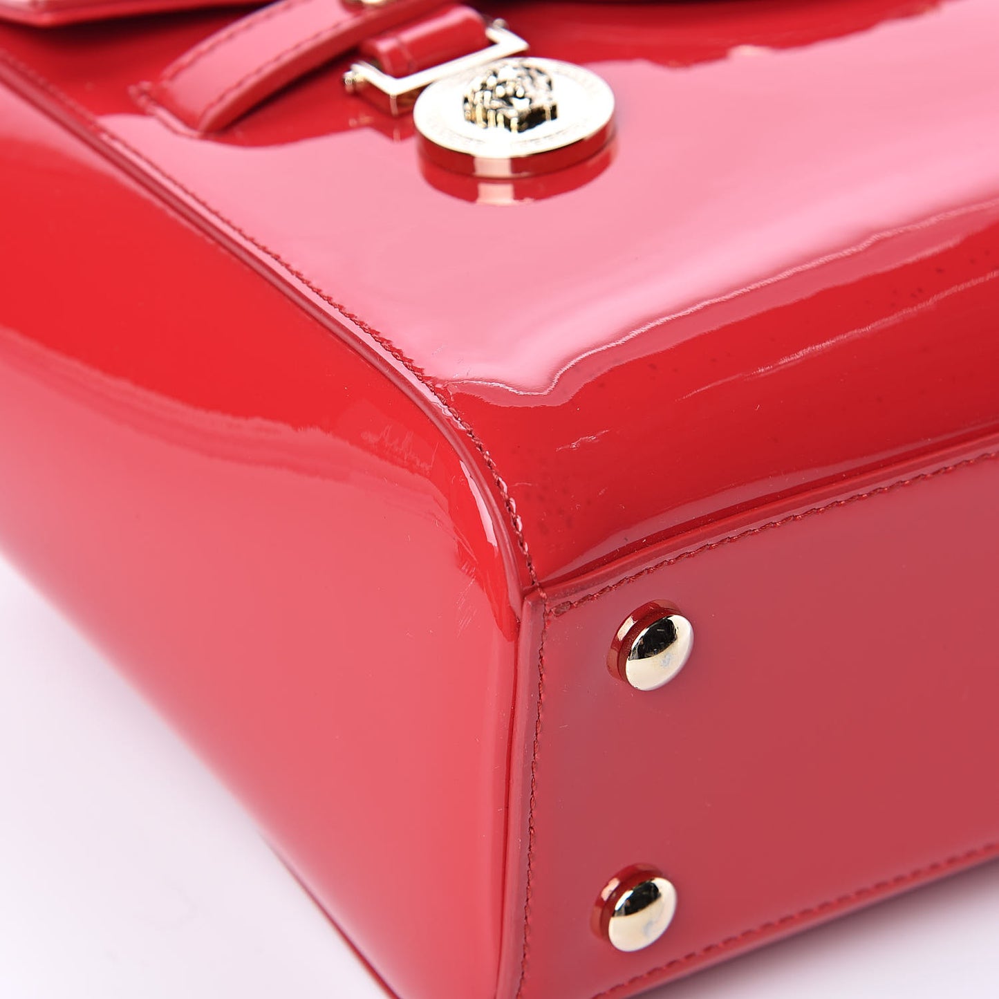 Patent Small Signature Bag Red