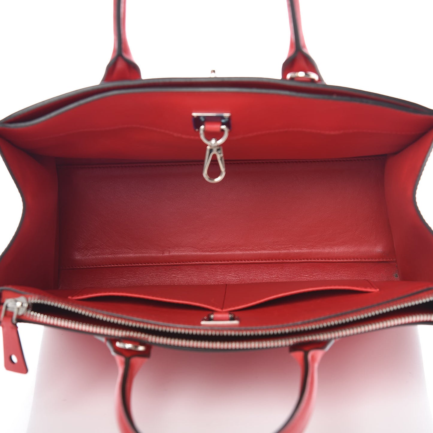 Veau Satin City Steamer MM Rubis