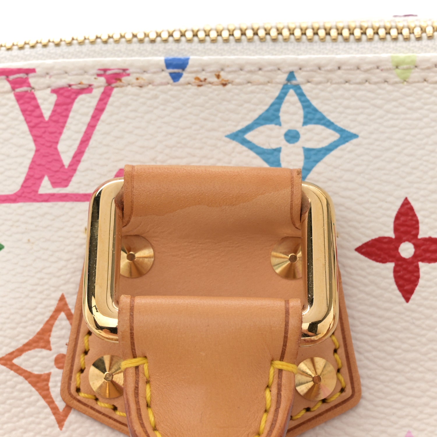 Louis Vuitton Monogram Multicolor Alma White 13 of 15