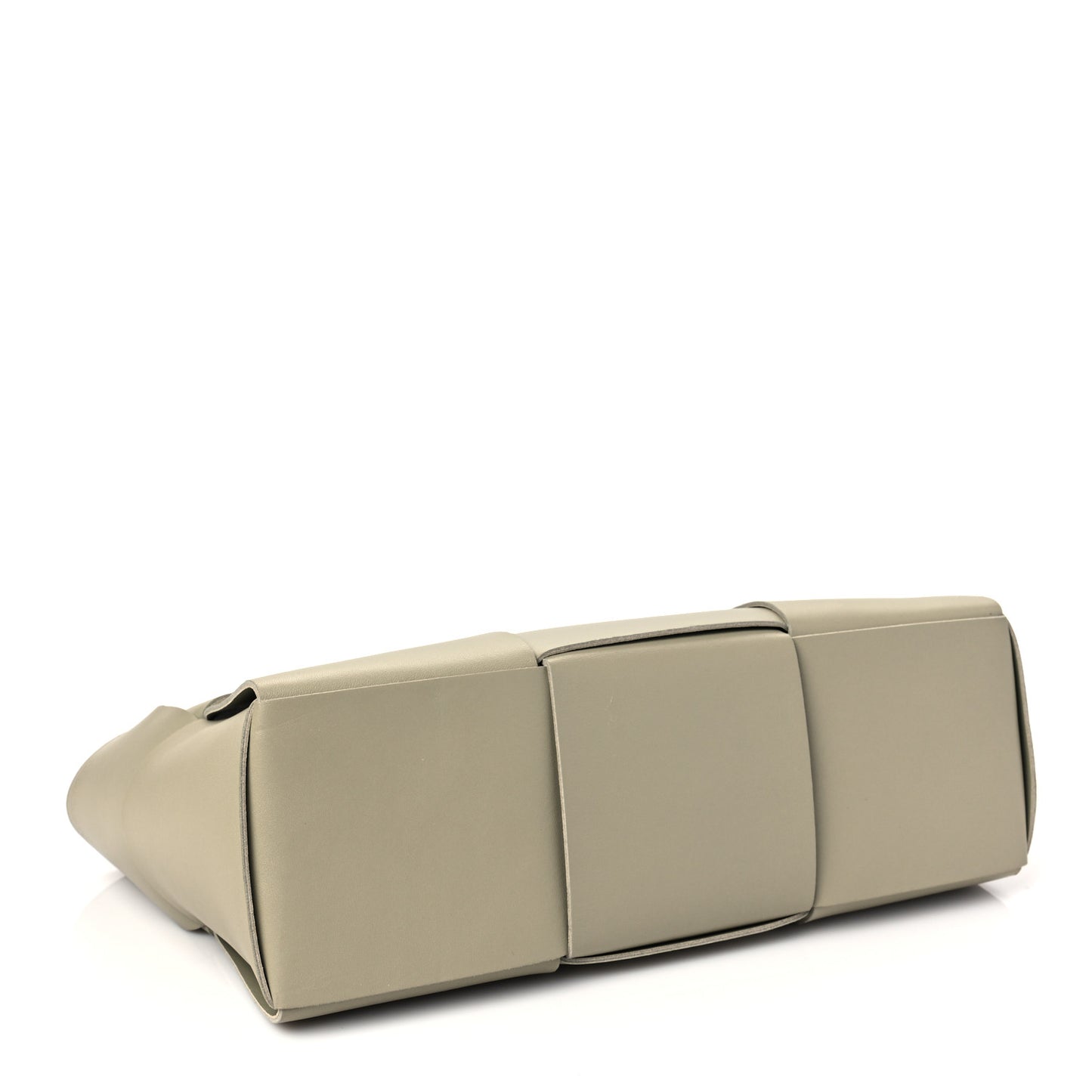 Nappa Maxi Intrecciato Medium Arco Tote Taupe