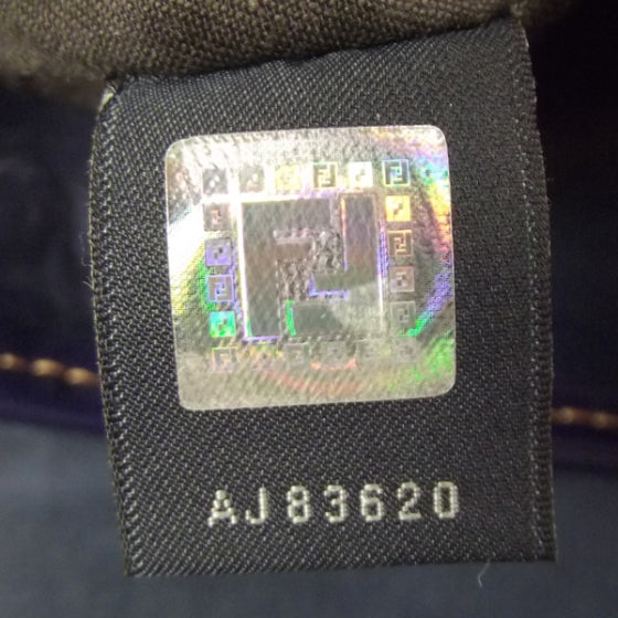 Fendi Patent Flower B Bag Blue 12 of 12