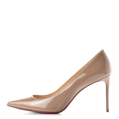 Christian Louboutin Patent Kate 85 Pumps 39 Nude 1 of 8