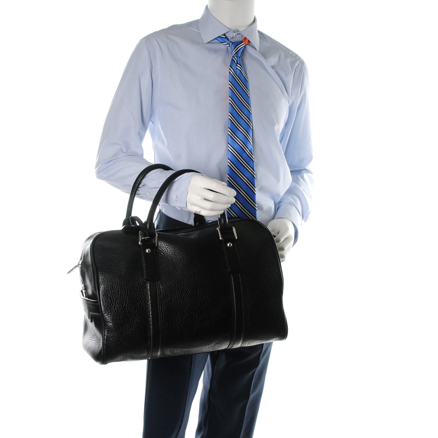 Tobago Calfskin Carryall Black