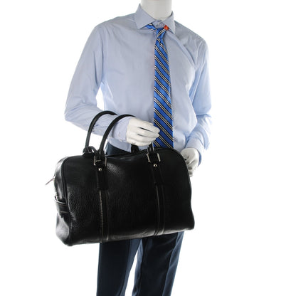 Louis Vuitton Tobago Calfskin Carryall Black 2 of 7