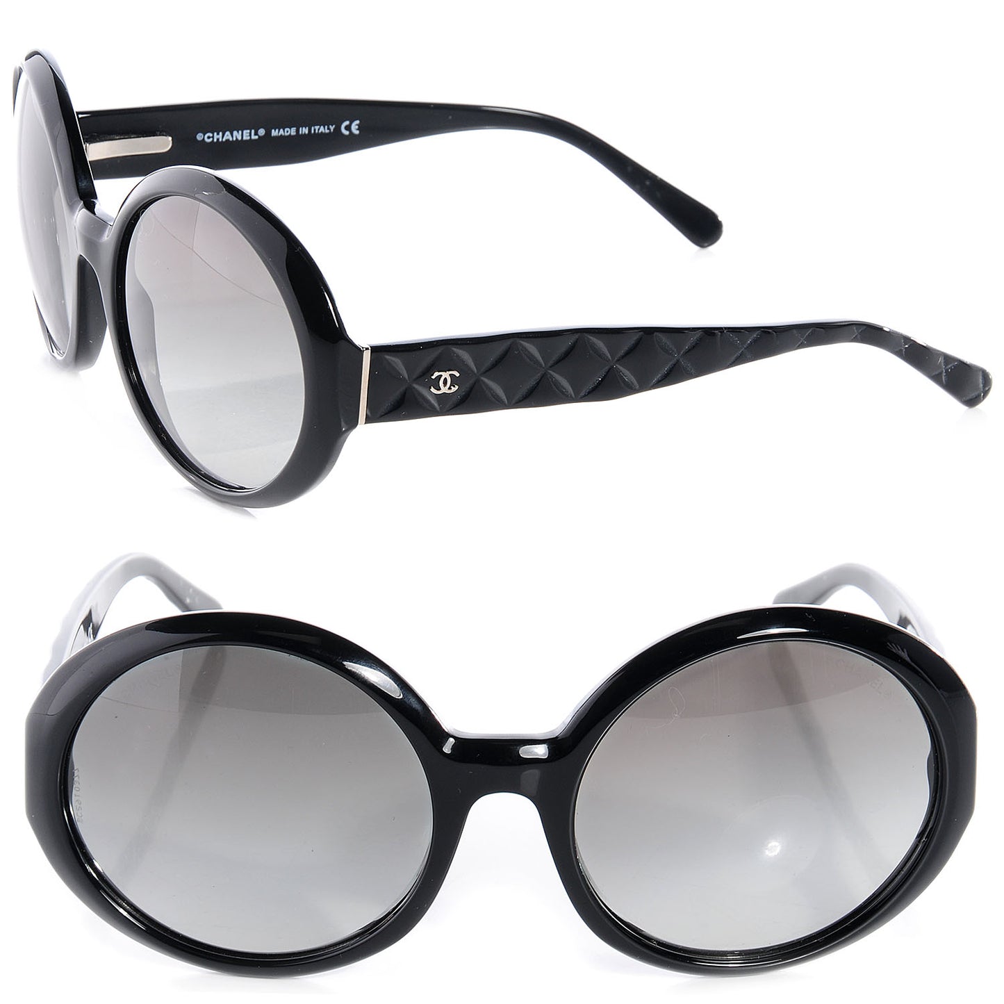 Quilted CC Mod Sunglasses 5120 Black