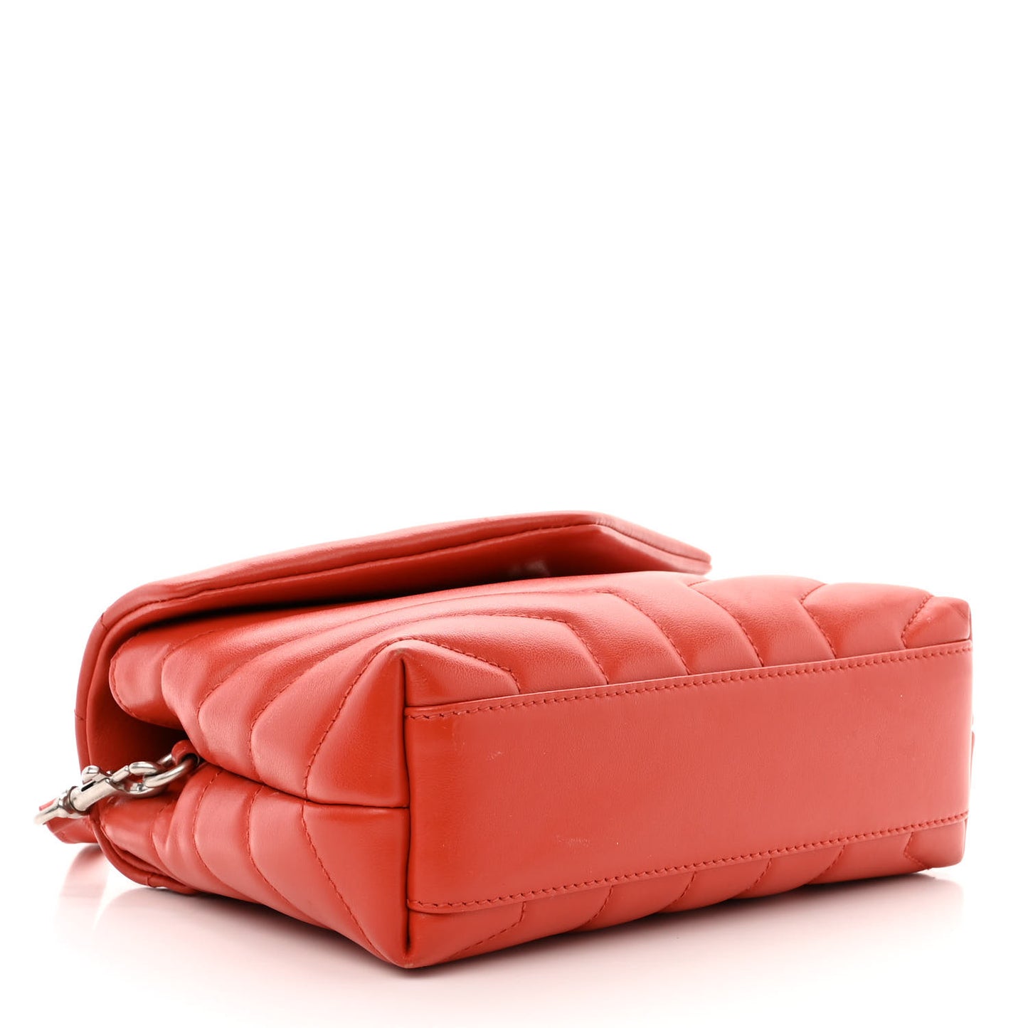 Calfskin Y Quilted Monogram Toy Loulou Crossbody Bag Coral