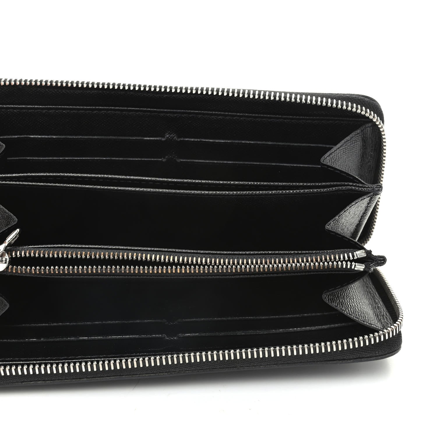 Louis Vuitton Epi Zippy Wallet Black 5 of 6