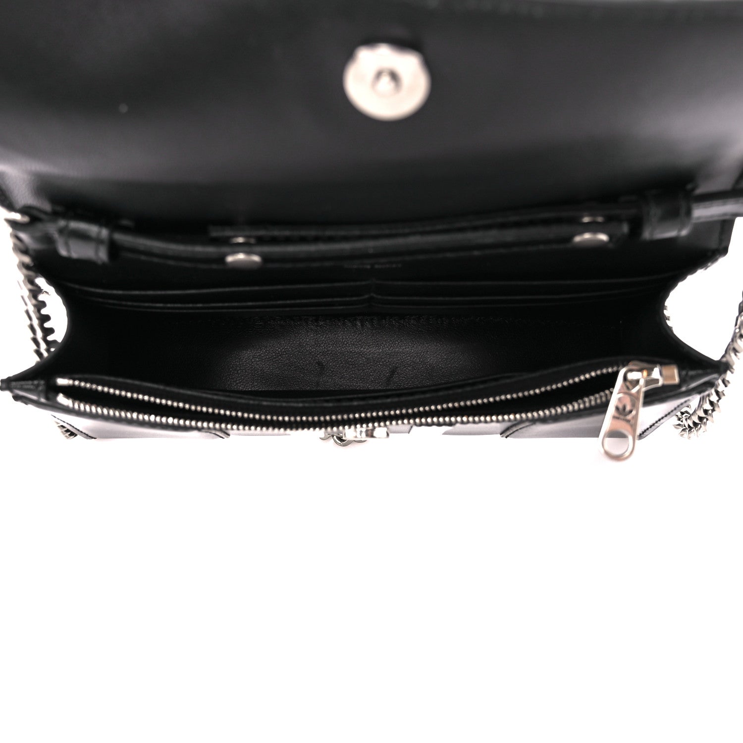 Balenciaga X ADIDAS Box Calfskin Hourglass Chain Bag Black 4 of 8
