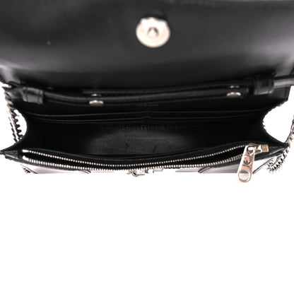 Balenciaga X ADIDAS Box Calfskin Hourglass Chain Bag Black 4 of 8