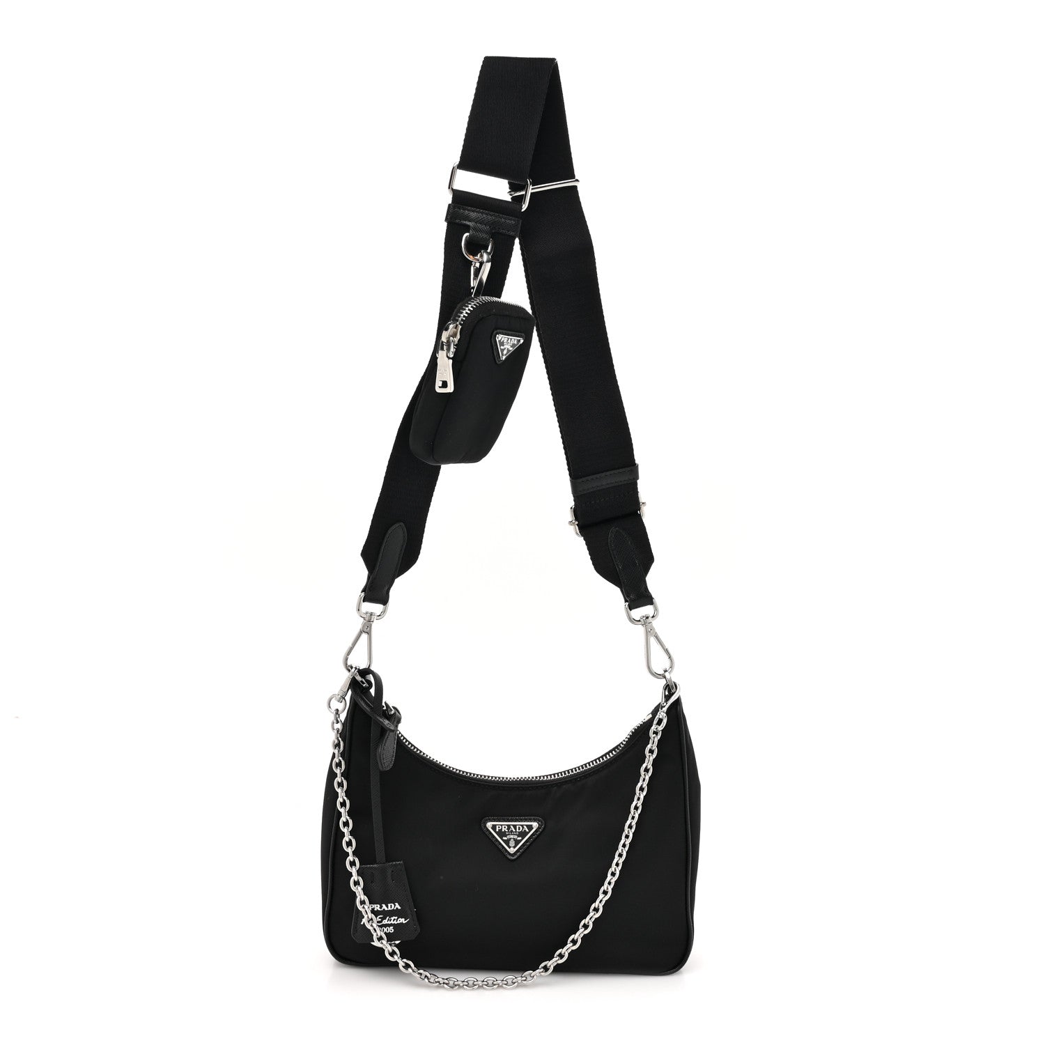 Prada Nylon Re-Edition 2005 Shoulder Bag Black 1 of 11