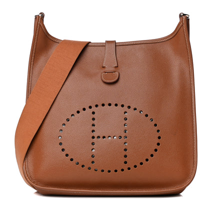 Hermes Epsom Evelyne III GM Gold 1 of 13