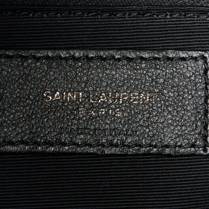 Saint Laurent Crinkled Calfskin Matelasse Monogram Medium Niki Shopper Tote Black 6 of 11