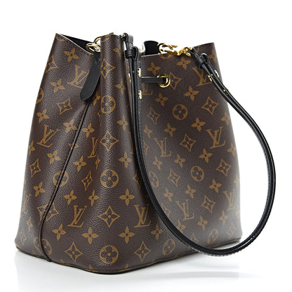 Louis Vuitton Monogram Neonoe MM Black 3 of 10