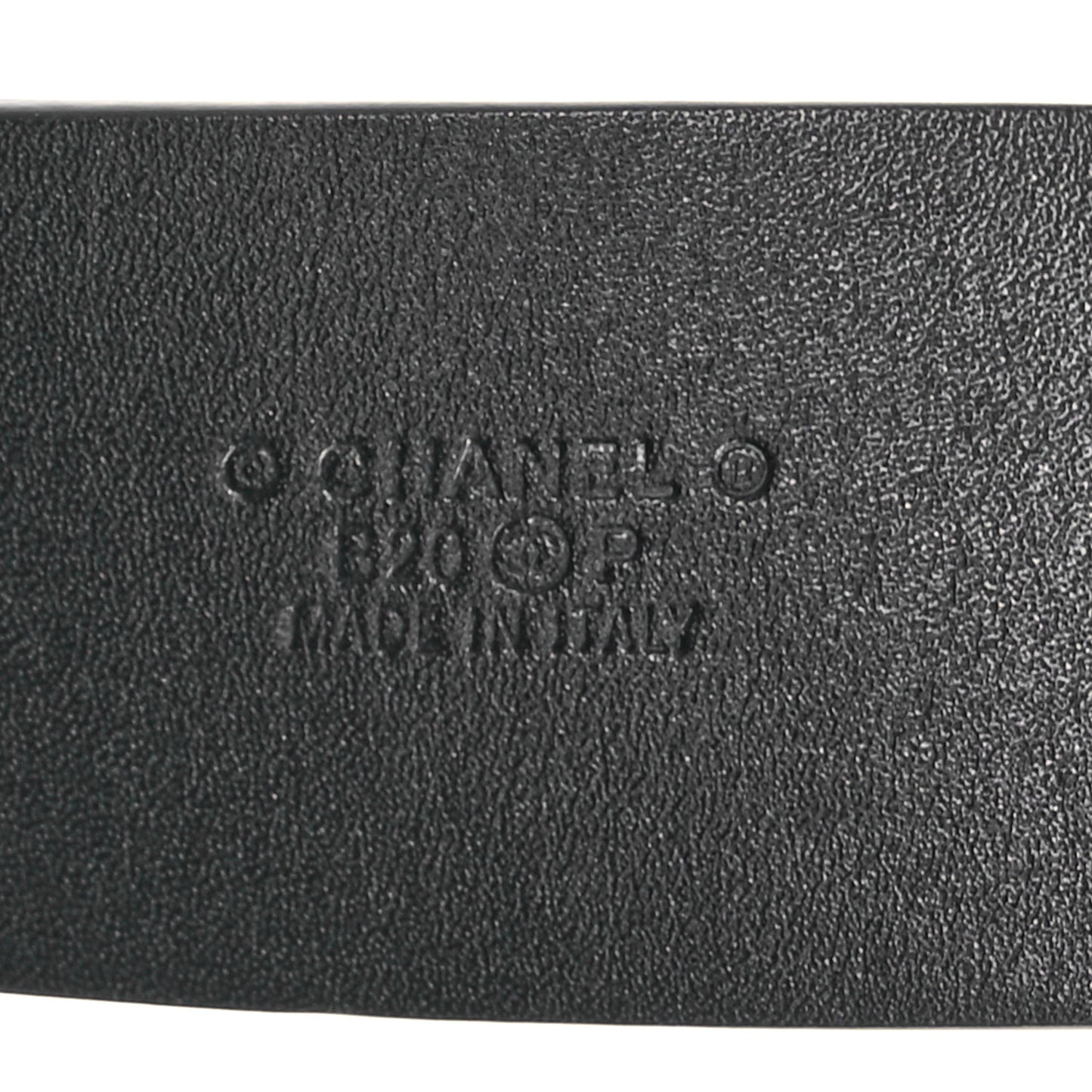 Caviar CC Logo Belt 75 30 Black