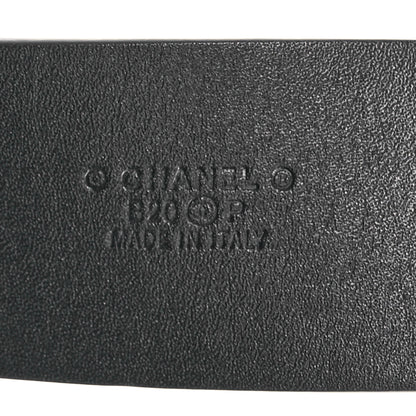 Chanel Caviar CC Logo Belt 75 30 Black 3 of 7