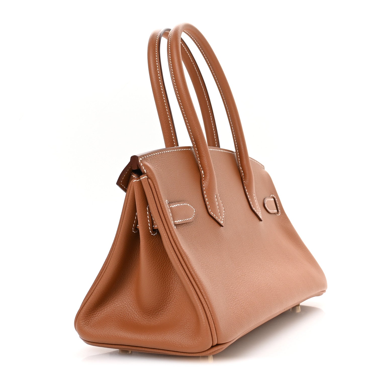 Hermes Evercolor Shoulder Birkin Light 29 Gold 3 of 11