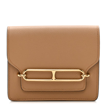 Hermes Evercolor Verso Roulis Slim Wallet Chai Lime 1 of 8