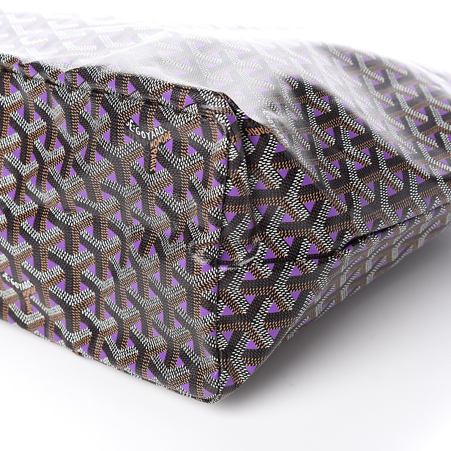 Goyard Goyardine Saint Louis Claire Voie PM Black Violet 8 of 9