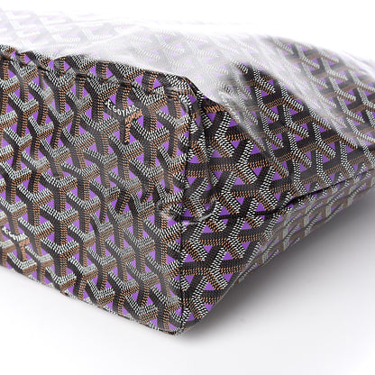 Goyard Goyardine Saint Louis Claire Voie PM Black Violet 8 of 9