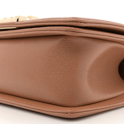 Chanel Caviar Quilted Small Boy Flap Brown 10 of 11