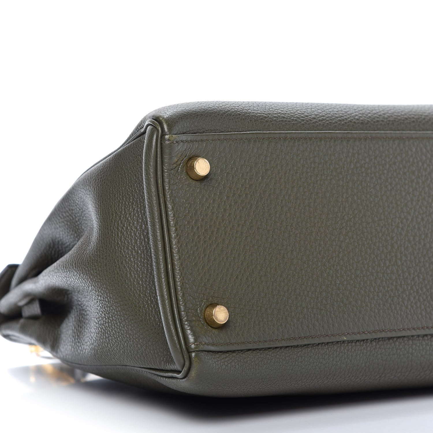 Hermes Togo Kelly Retourne 32 Vert Olive 6 of 9