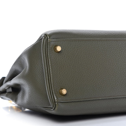 Hermes Togo Kelly Retourne 32 Vert Olive 6 of 9