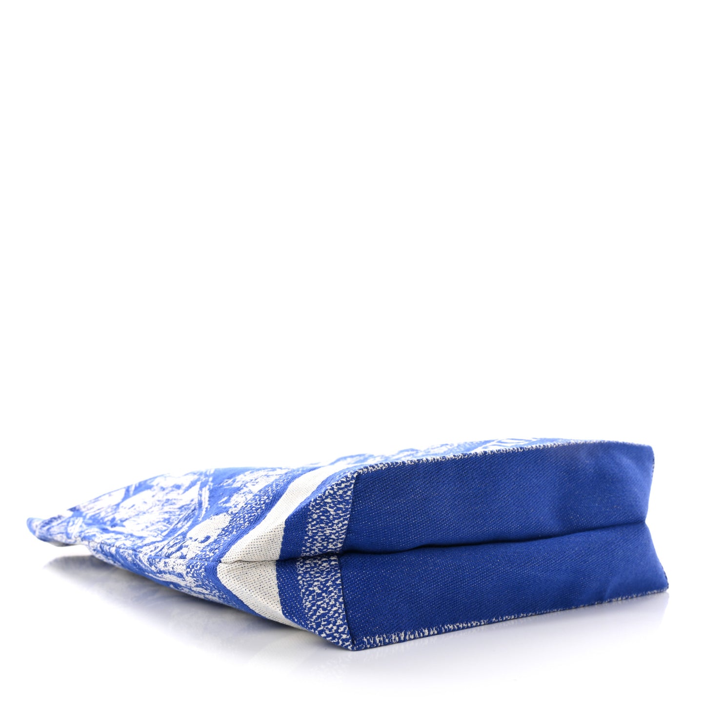 Canvas Print Cruise Tote Ivory Blue