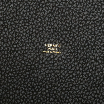 Hermes Taurillon Clemence Picotin Lock 22 MM Black 9 of 13