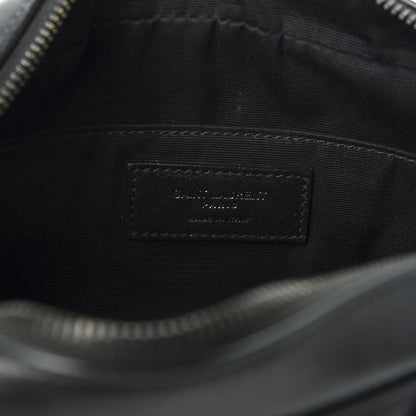 Saint Laurent Calfskin Matelasse Monogram Lou Camera Bag Black 7 of 9