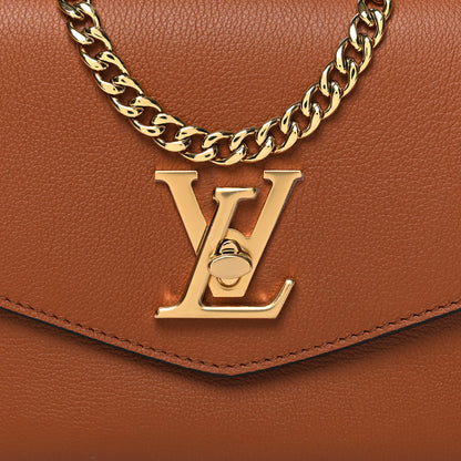 Louis Vuitton Grained Calfskin Lockme Oxford Cognac 8 of 10