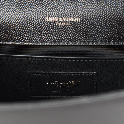 Saint Laurent Grain De Poudre Small Monogram Kate Satchel Black 8 of 10