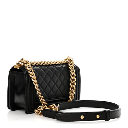 Chanel Calfskin Quilted Small Boy Flap Black 3 of 11