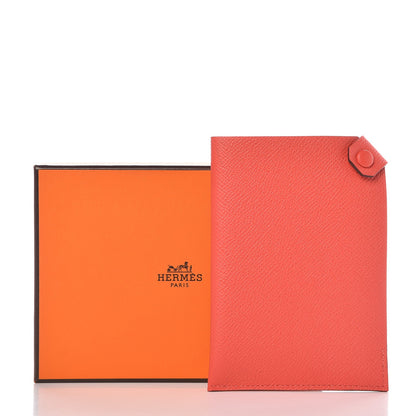 Hermes Epsom Tarmac PM Passport Holder Rose Jaipur 7 of 8