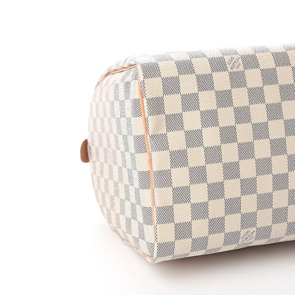 Louis Vuitton Damier Azur Speedy 35 7 of 9