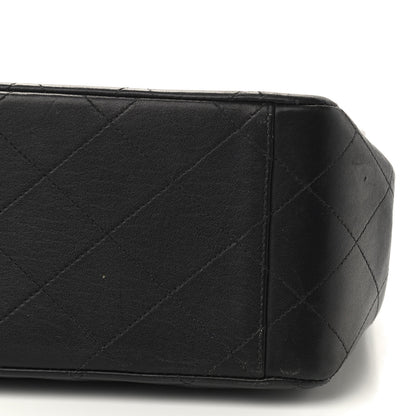 Chanel Lambskin Quilted XL Jumbo Single Flap Black 11 of 11