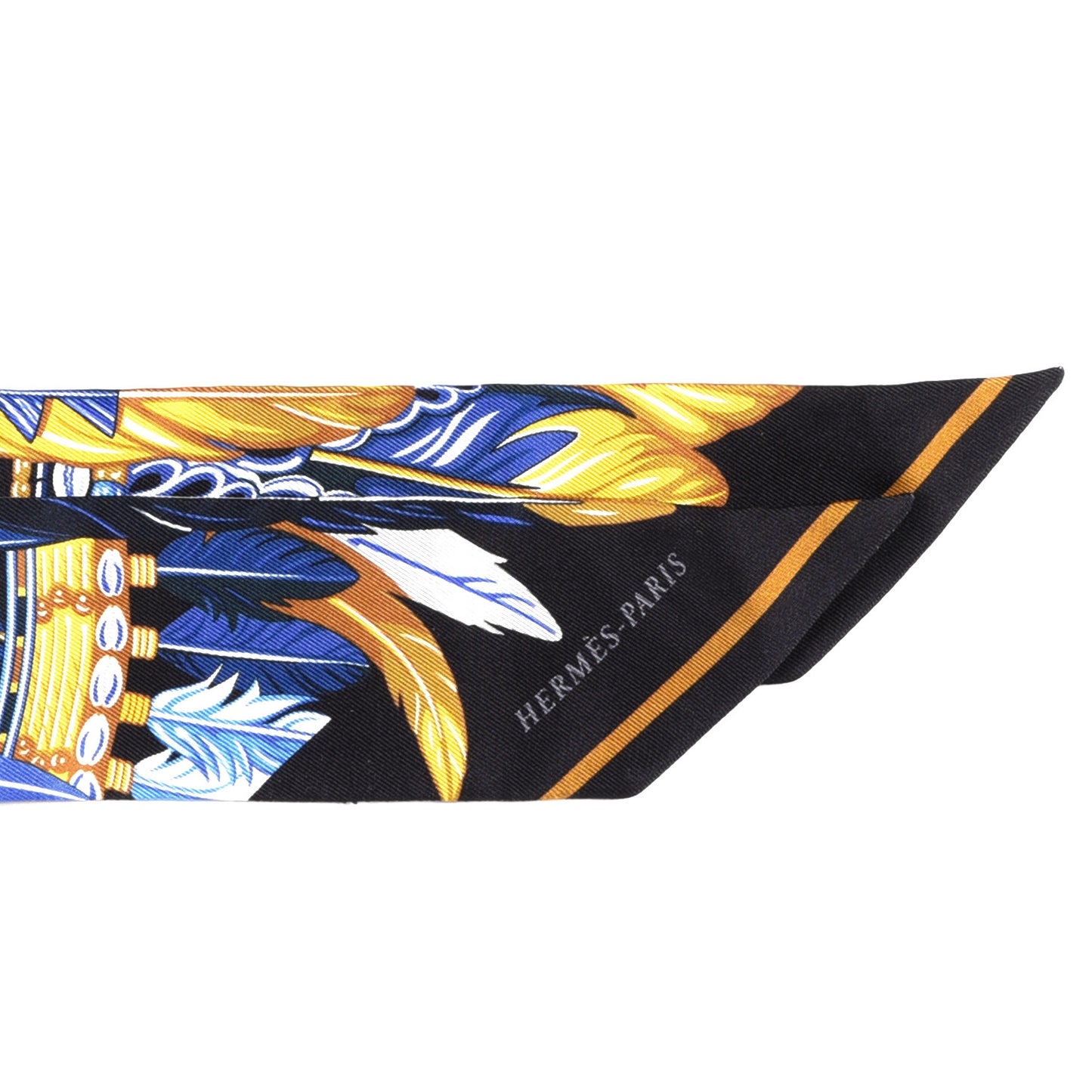 Silk La Danse Pacifique Twilly Bleu Nuit Jaune Vif